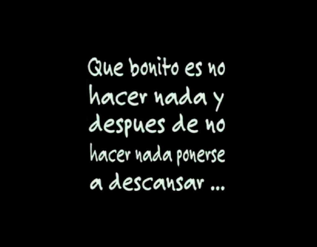 no hacer nada